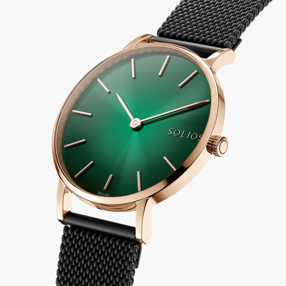 The Rainforest Classic Bundle | Green Dial - Rose Gold Case