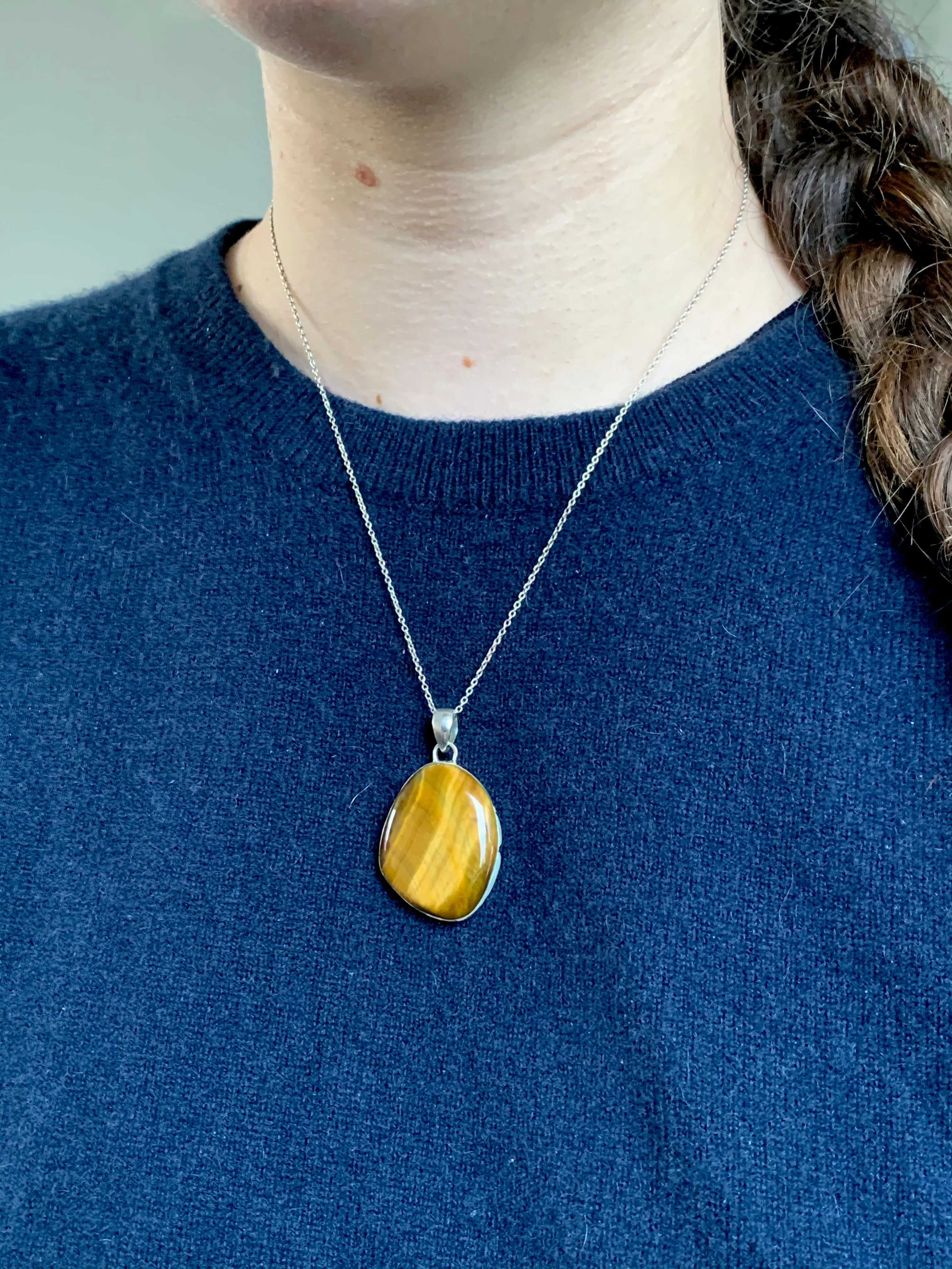 Tiger’s Eye Akoni Pendant - Freeform