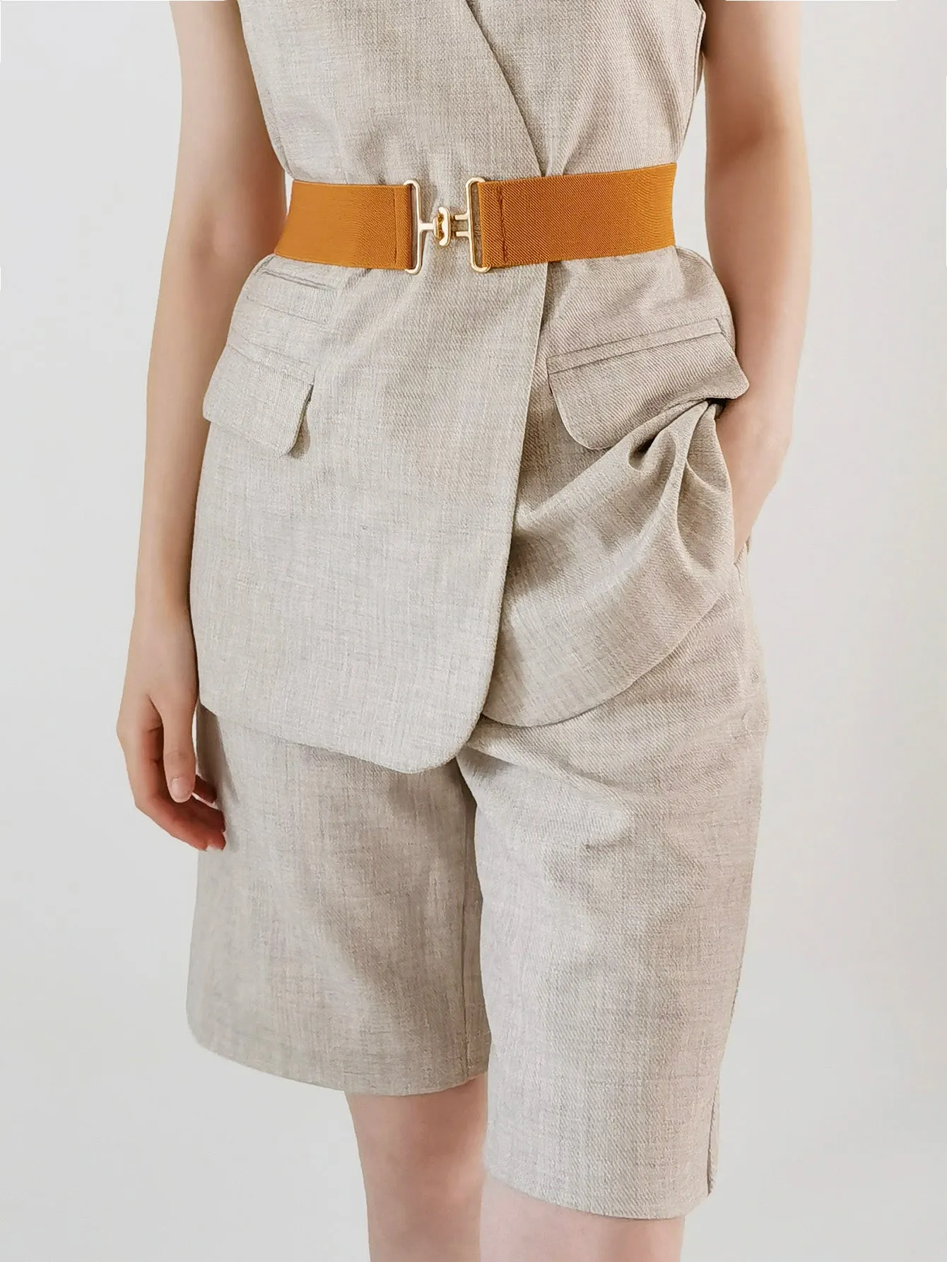 Timeless Classic Elastic Wide Belt