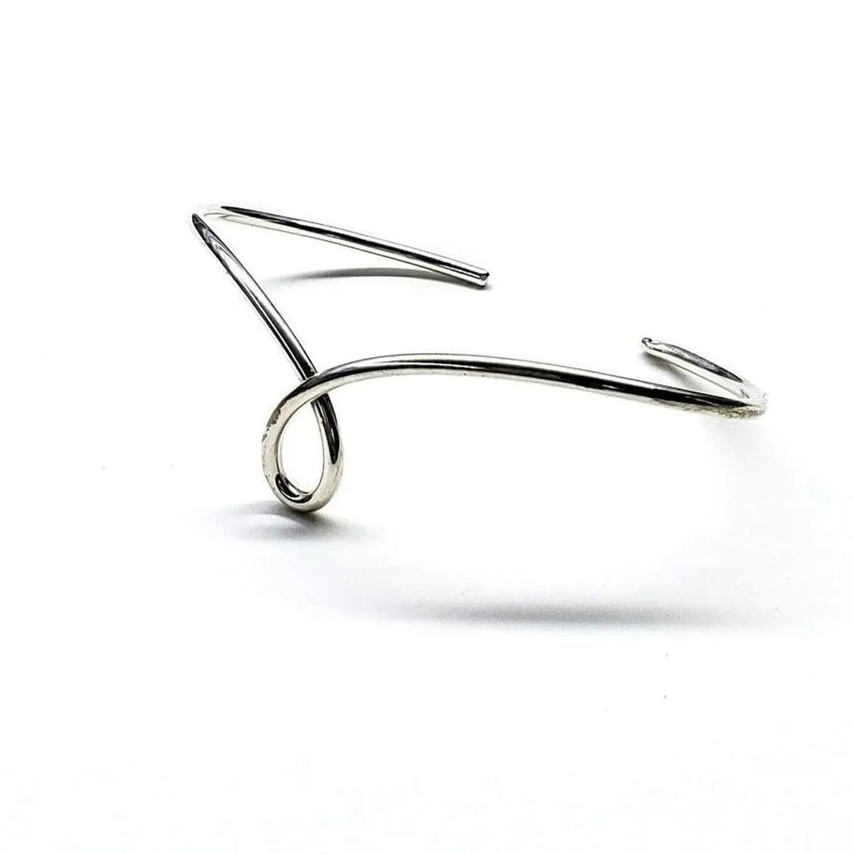 Timeless Classic Silver Reversible Teardrop Awareness Bangle