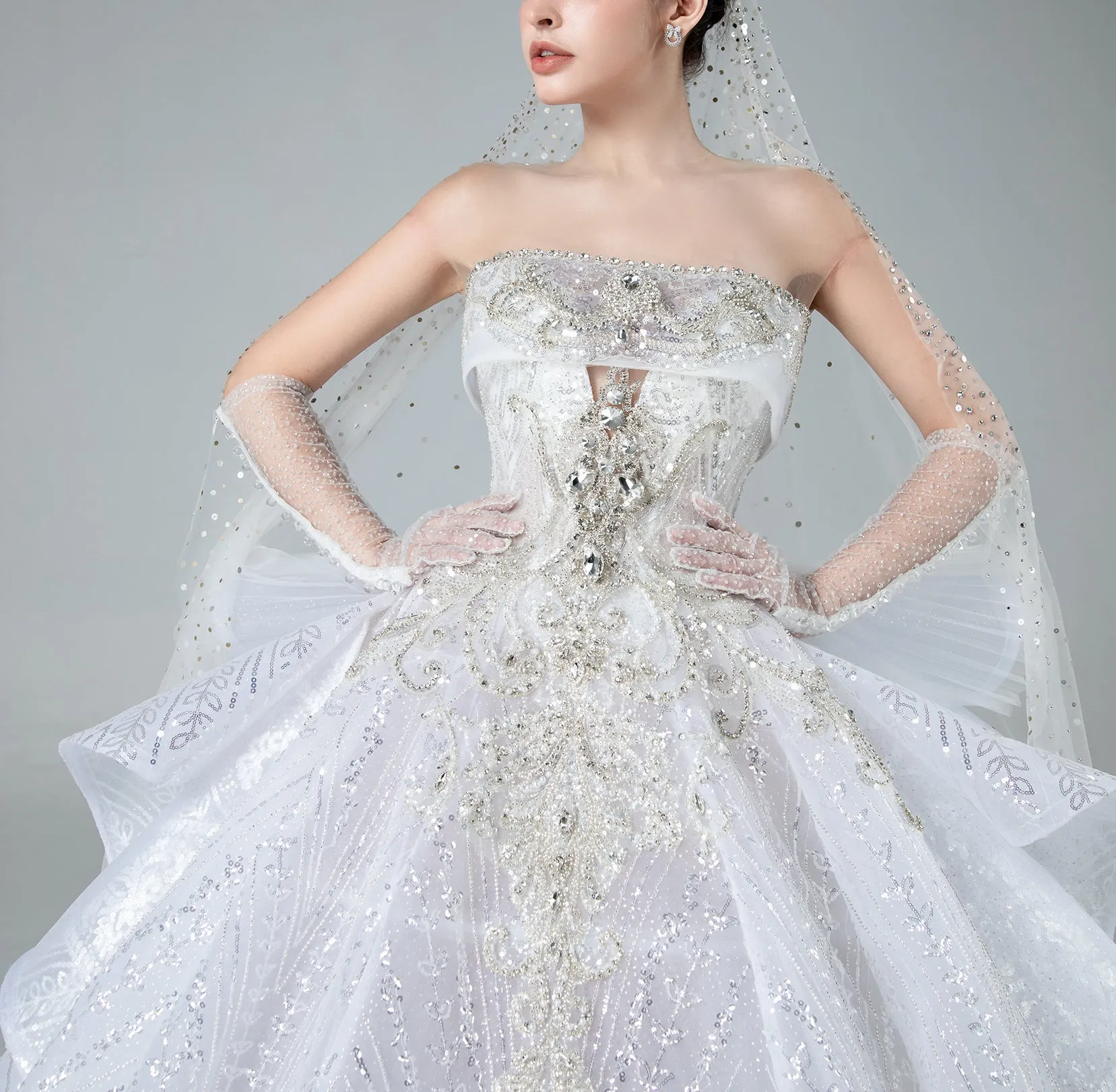 Timeless Sparkling Ball Gown