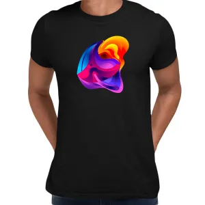 Tropical Shell With Sunset Unique Surreal Design T-shirt