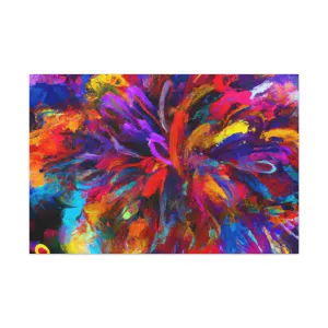 Vibrant Bloom - Canvas