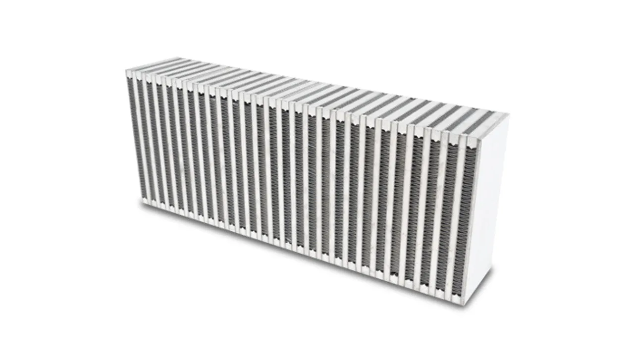 Vibrant Vertical Flow Intercooler Core, 18" Wide x 8" High x 3.5" Thick  - 12858