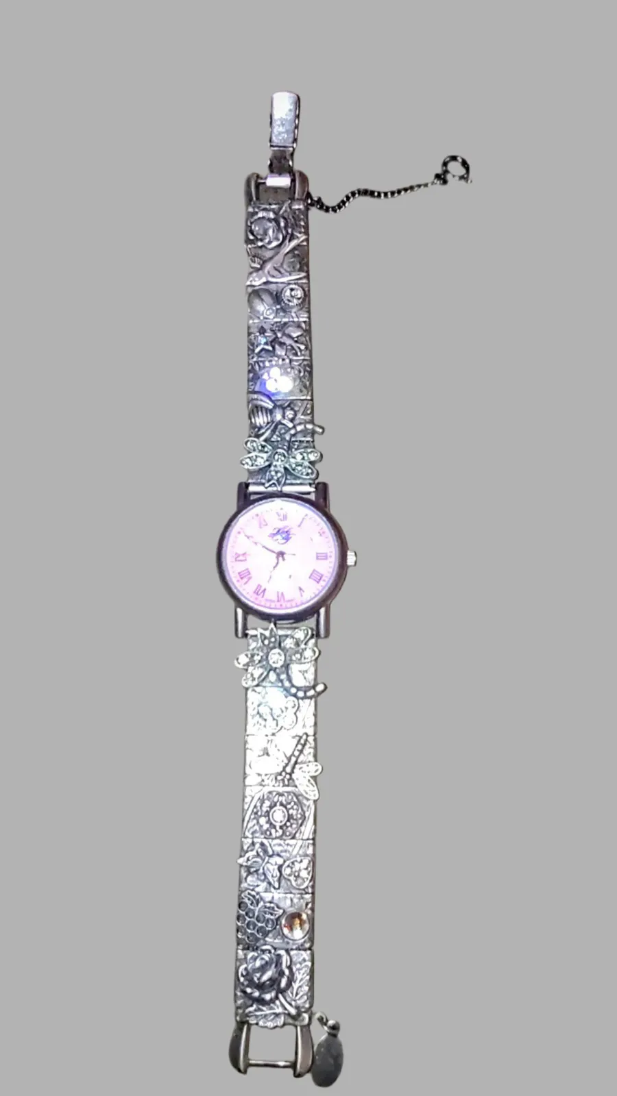 Vintage Kirks Folly Dragonfly Bee Bird Butterfly Heart Flower Rose Star Ladybug Watch