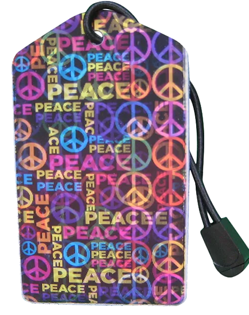 z Luggage Tag: Peace